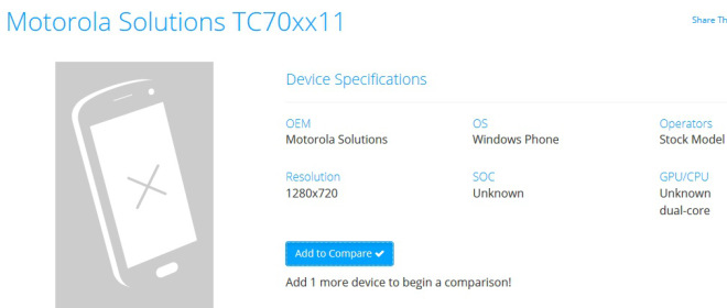 Smartphone bí ẩn của Motorola chạy Windows Phone Smartphone bí ẩn của Motorola chạy Windows Phone
