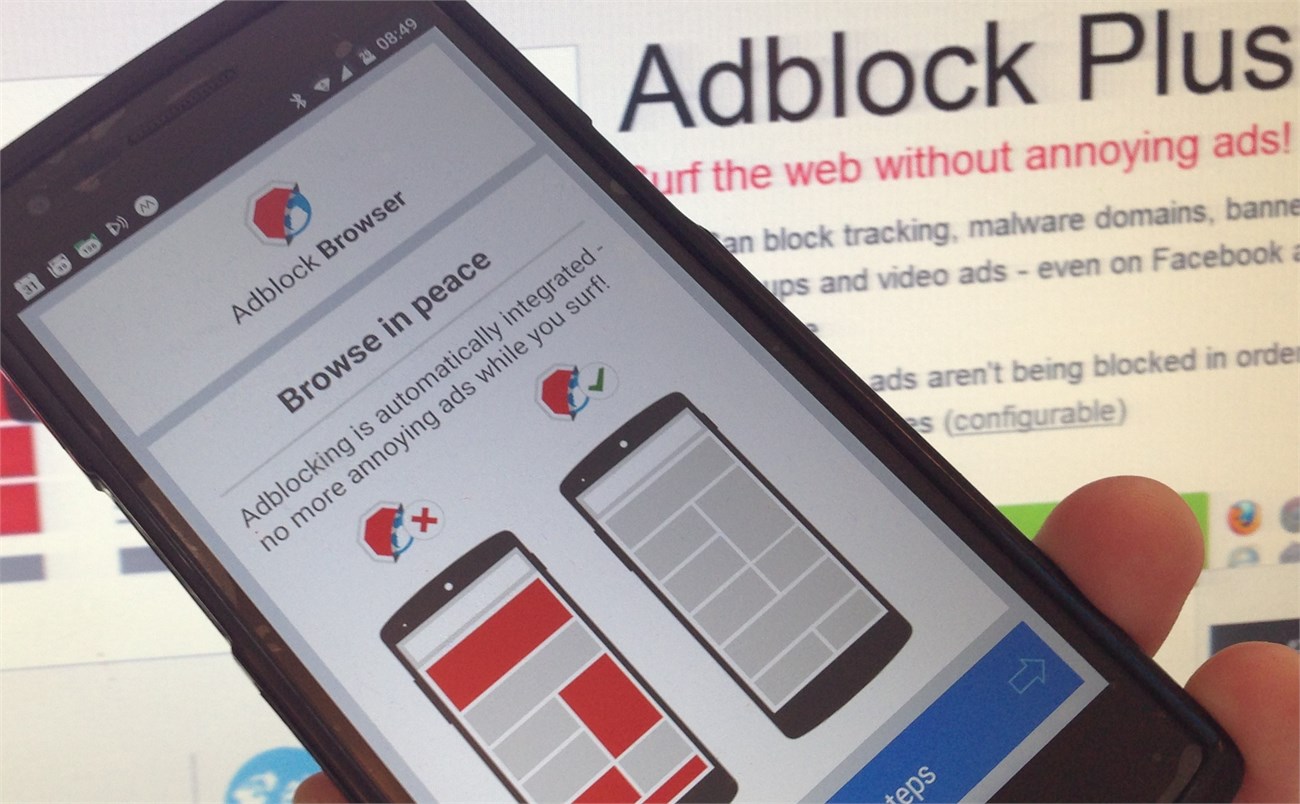 Trình duyệt Adblock cho Android hiện chỉ mới ở giai đoạn Beta