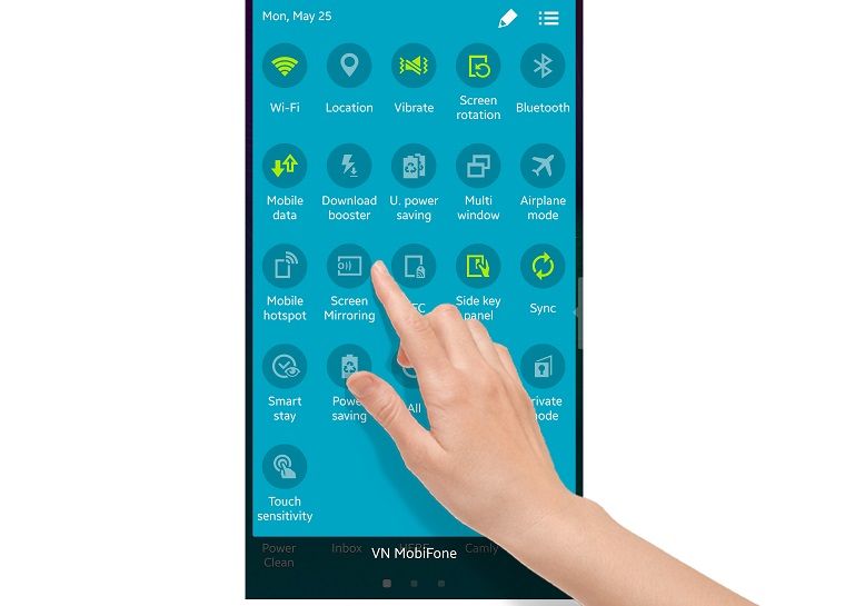 chon-screen-mirroring-tu-cai-dat-nhanh-tren-thanh-thong-bao