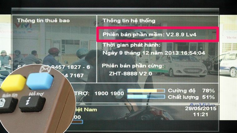 Nhấn phím hỗ trợ “i