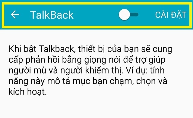 talkback