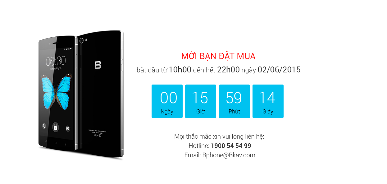 Ngày mai (2/6) Bphone sẽ cho phép đặt hàng Ngày mai (2/6) Bphone sẽ cho phép đặt hàng