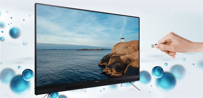 Cách xem video, nghe nhạc, xem ảnh trong USB trên tivi Samsung thường
