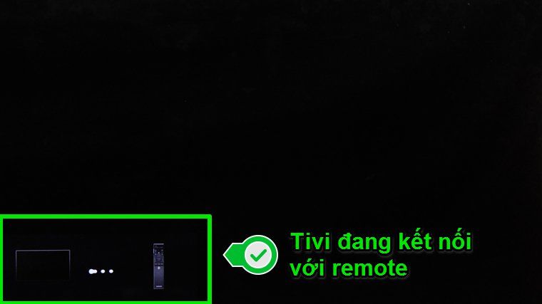 Tivi đang kết nối với remote Cách đăng ký remote thông minh với Smart tivi Samsung 2015 > Tivi đang kết nối với remote