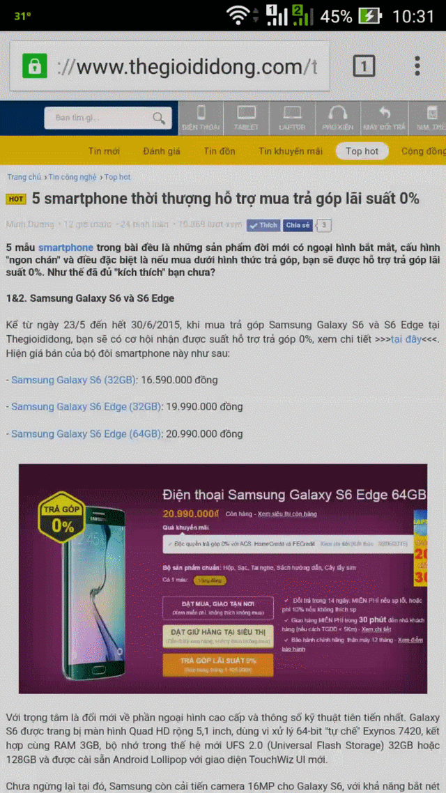 Tính năng Now On Tap trên Google Chrome Tính năng Now On Tap trên Google Chrome