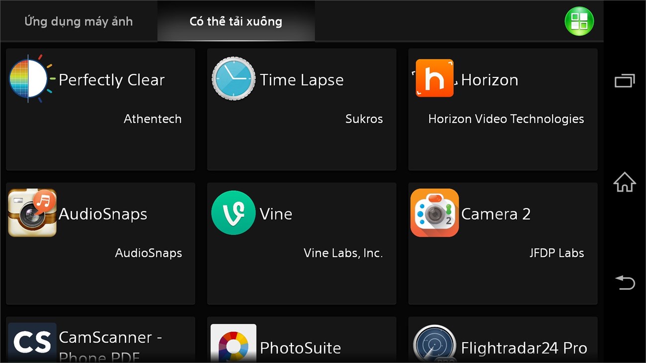Ứng dụng trong máy ảnh