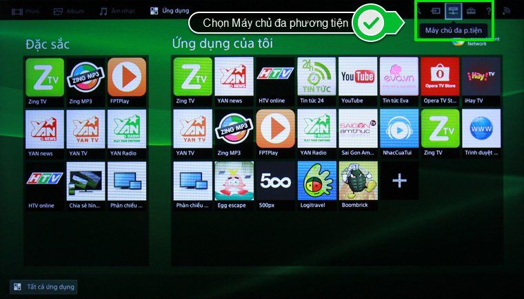 Chọn Máy chủ đa phương tiện