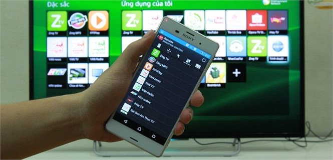 Cách sử dụng điện thoại để điều khiển Smart tivi Sony thông qua ứng dụng TV SideView
