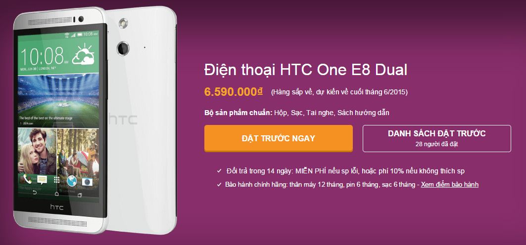 Htc One E8 Dual Giá Cực Kỳ Hấp Dẫn Bất Ngờ Có Mặt