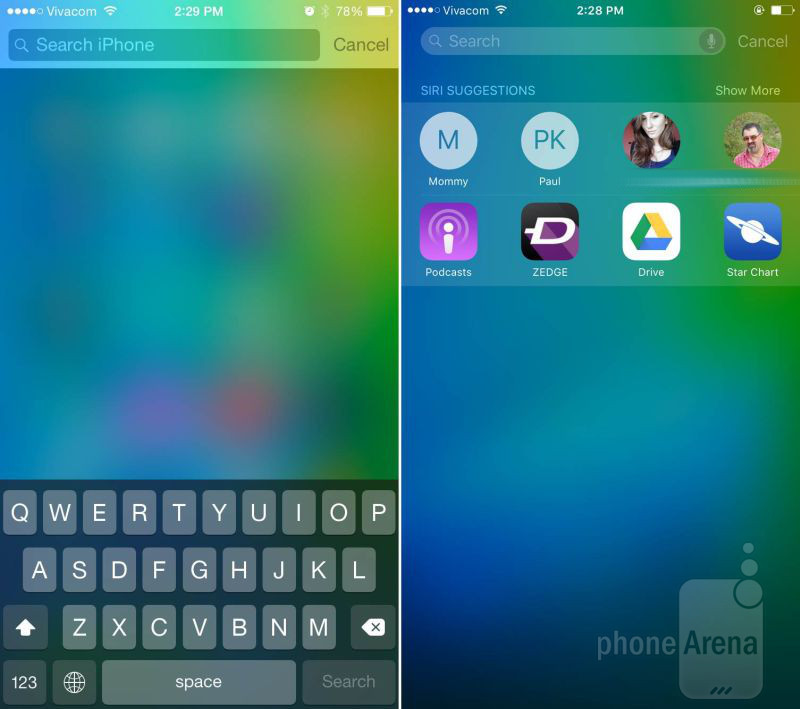 Màn hình tìm kiếm mới