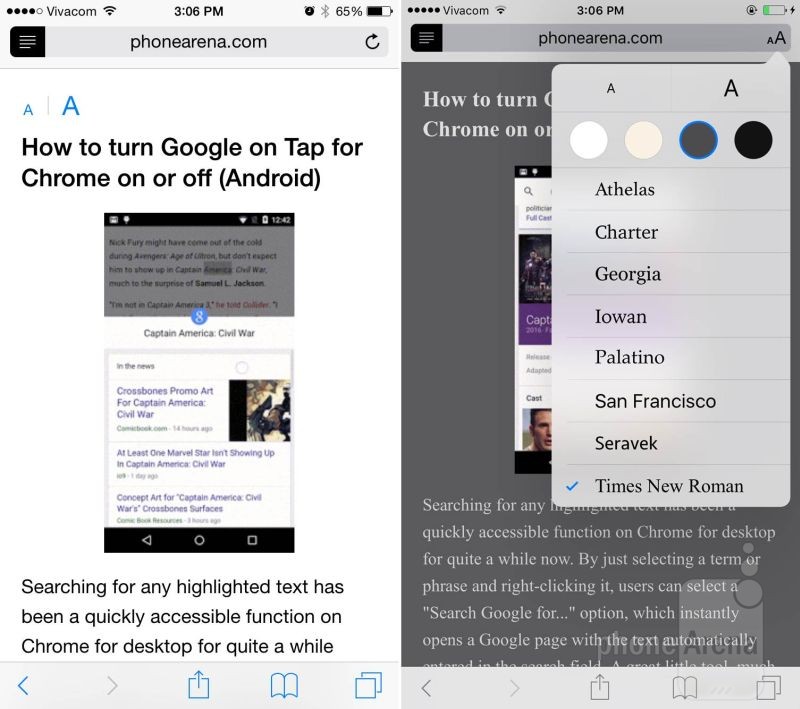 Cải thiện chế độ đọc (Reader) trên Safari