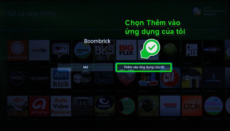 Chọn Thêm vào ứng dụng của tôi