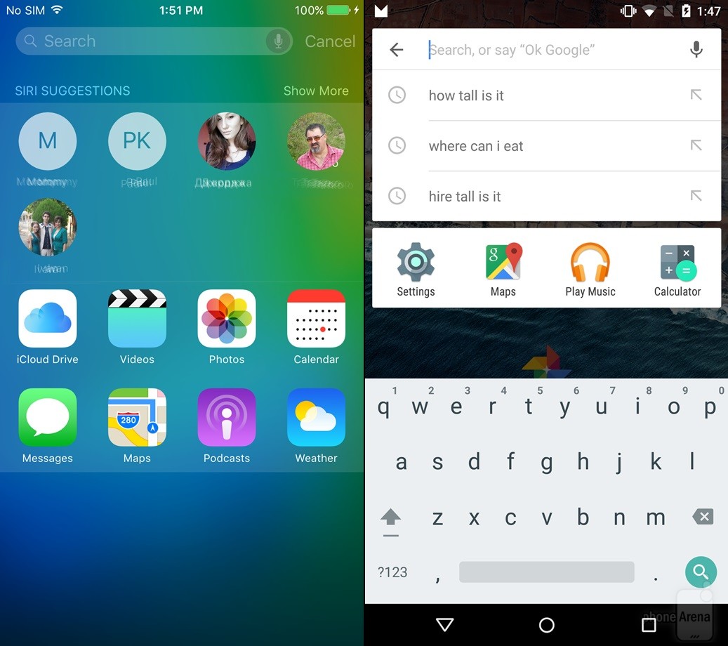 Tìm kiếm - Siri đối đầu Google Now
