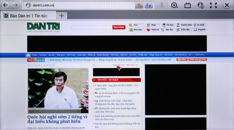 Cách kết nối mạng cho Smart Tivi LG chạy hệ điều hành Netcast > Vào thử một trang web bất kỳ để kiểm tra kết nối internet