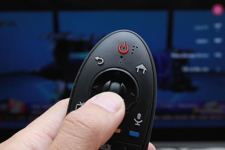 Sử dụng Magic Remote như con chuột máy tính Cách đăng ký Magic Remote với Smart tivi LG > Sử dụng Magic Remote như con chuột máy tính