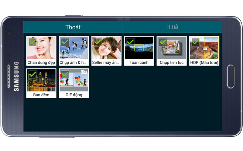 các chế độ chụp ảnh khác