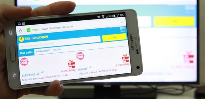 Cách phản chiếu hình ảnh từ điện thoại lên Smart tivi LG chạy hệ điều hành WebOS