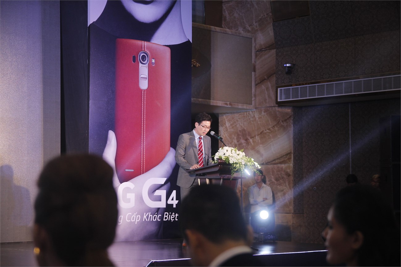 Tổng Giám đốc LG Electronics Việt Nam – Ông Young Lak Kim phát biểu Tổng Giám đốc LG Electronics Việt Nam – Ông Young Lak Kim phát biểu