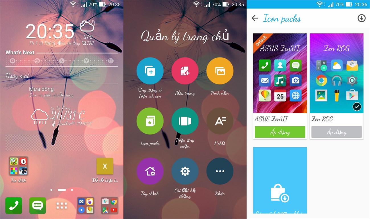 Áp dụng Theme TouchWiz UI Áp dụng Theme TouchWiz UI