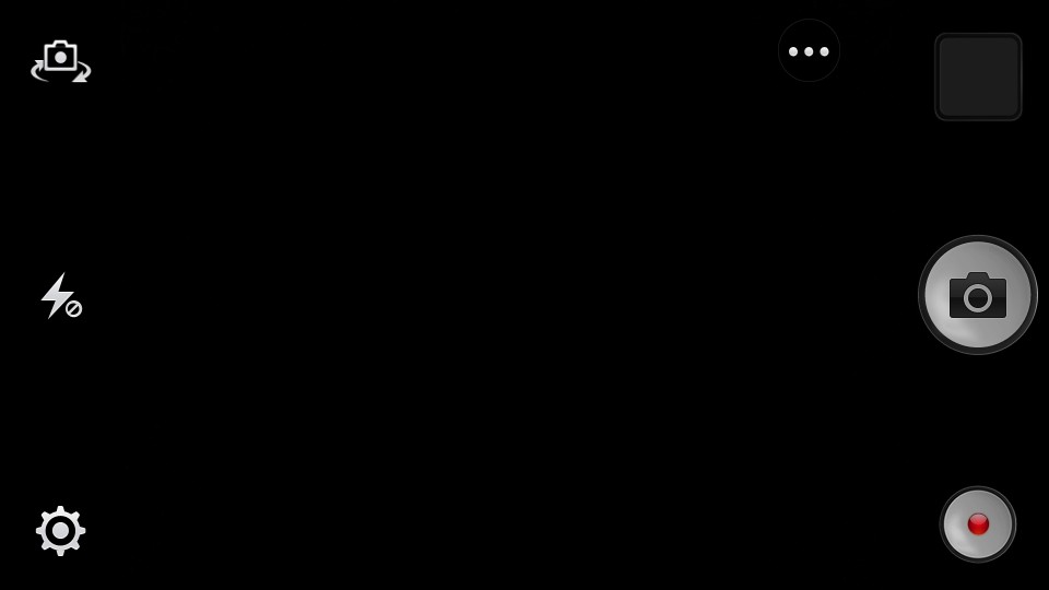 Giao diện chụp ảnh 