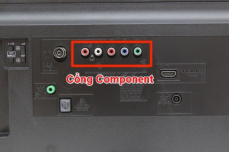 Cách kết nối đầu DVD với tivi đơn giản, dễ thực hiện > Cổng component