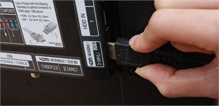 Cách kết nối tivi với đầu DVD qua cổng HDMI