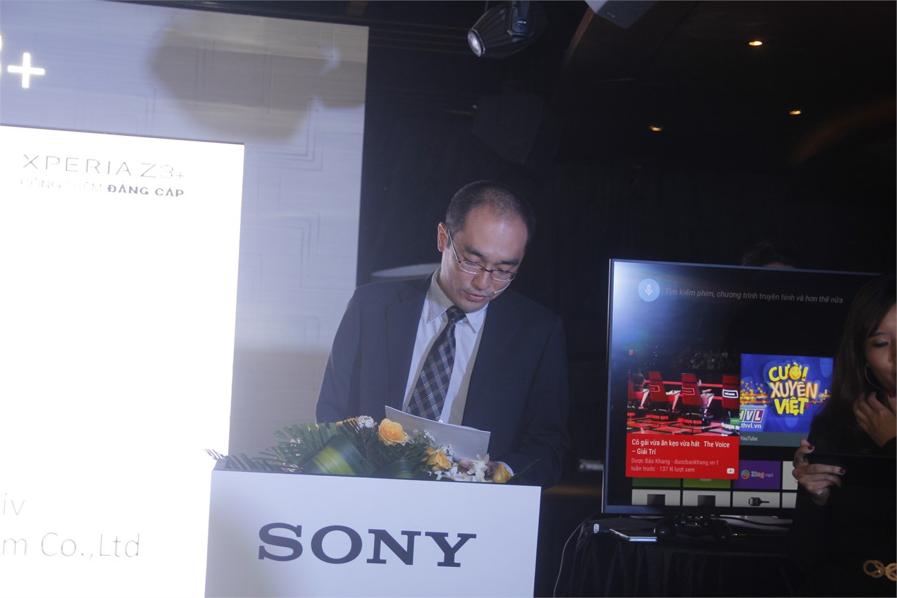 Ông Nobuki Asahina giới thiệu về Xperia Z3+