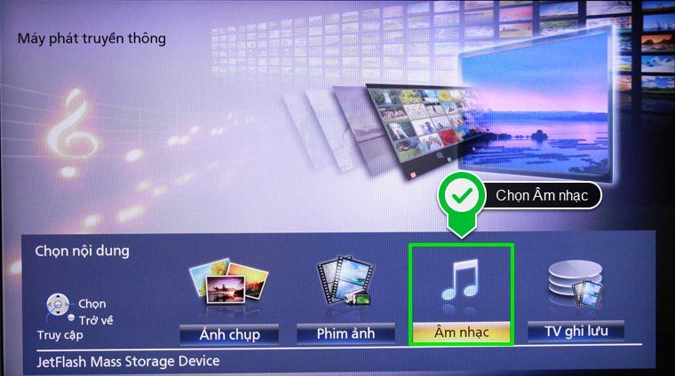 Chọn Âm nhạc