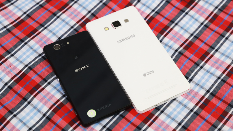 So sánh Z3 Compact và Galaxy A7