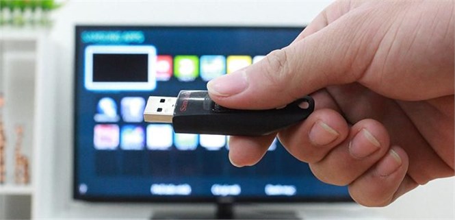 Cách xem nội dung trong USB trên tivi Sharp