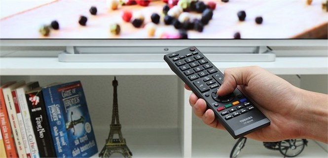 Cách sử dụng điều khiển tivi Toshiba L2450, L5450 và L5550