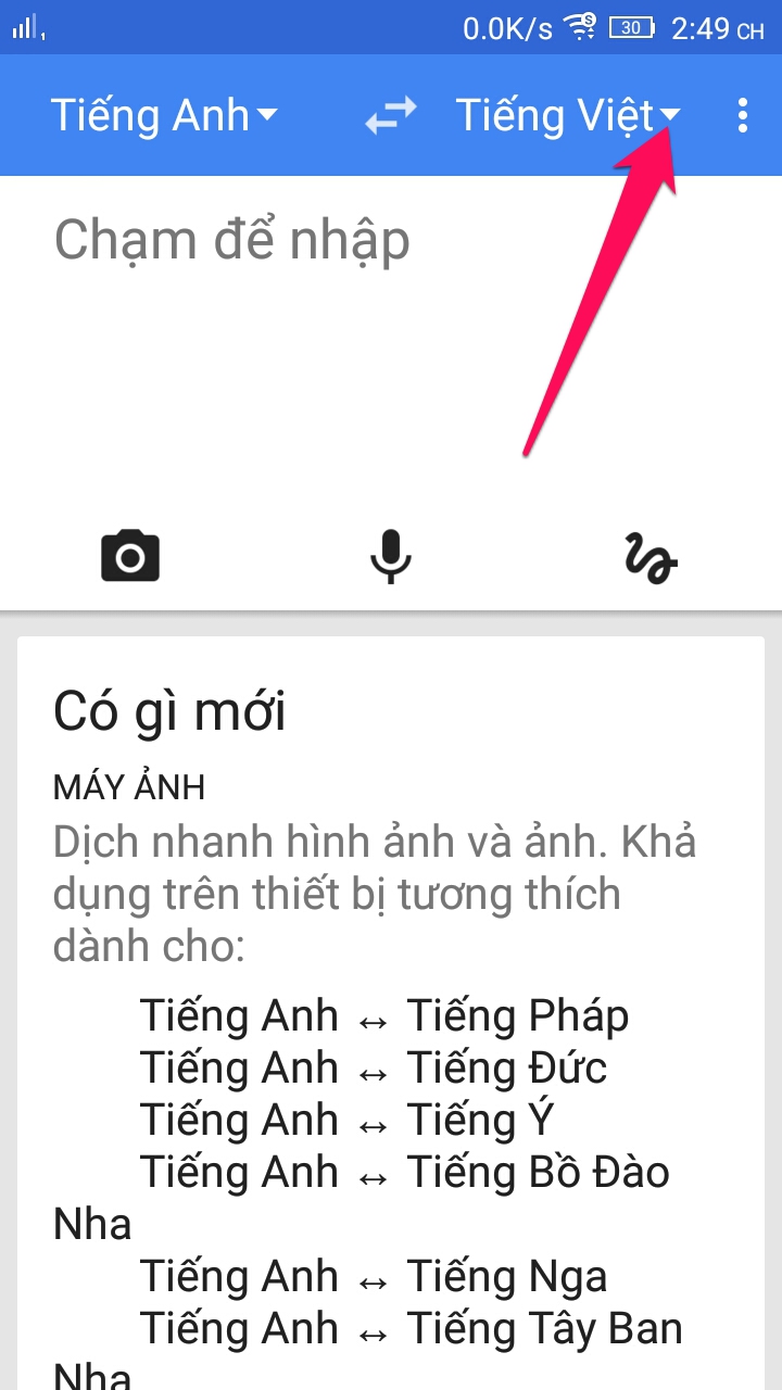 Thỏa Sức 'Dịch' Với Google Mà Không Cần Kết Nối 3G, Wi-Fi!