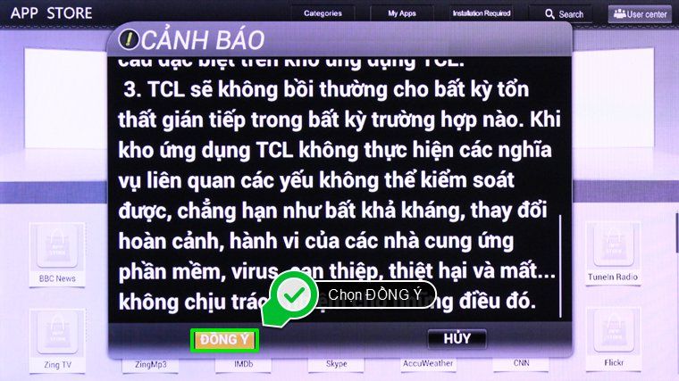 Chọn ĐỒNG Ý