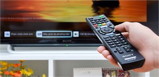 Cách sử dụng điều khiển tivi Sony W800B và W600B