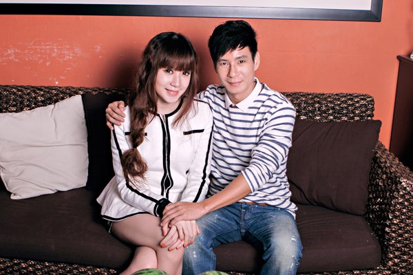 Nam ca sỹ Lý Hải và vợ