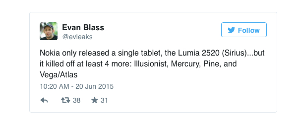 Những chiếc tablet chưa trình làng của Nokia