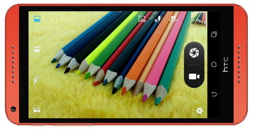 Giao diện chụp ảnh khá đơn giản của máy