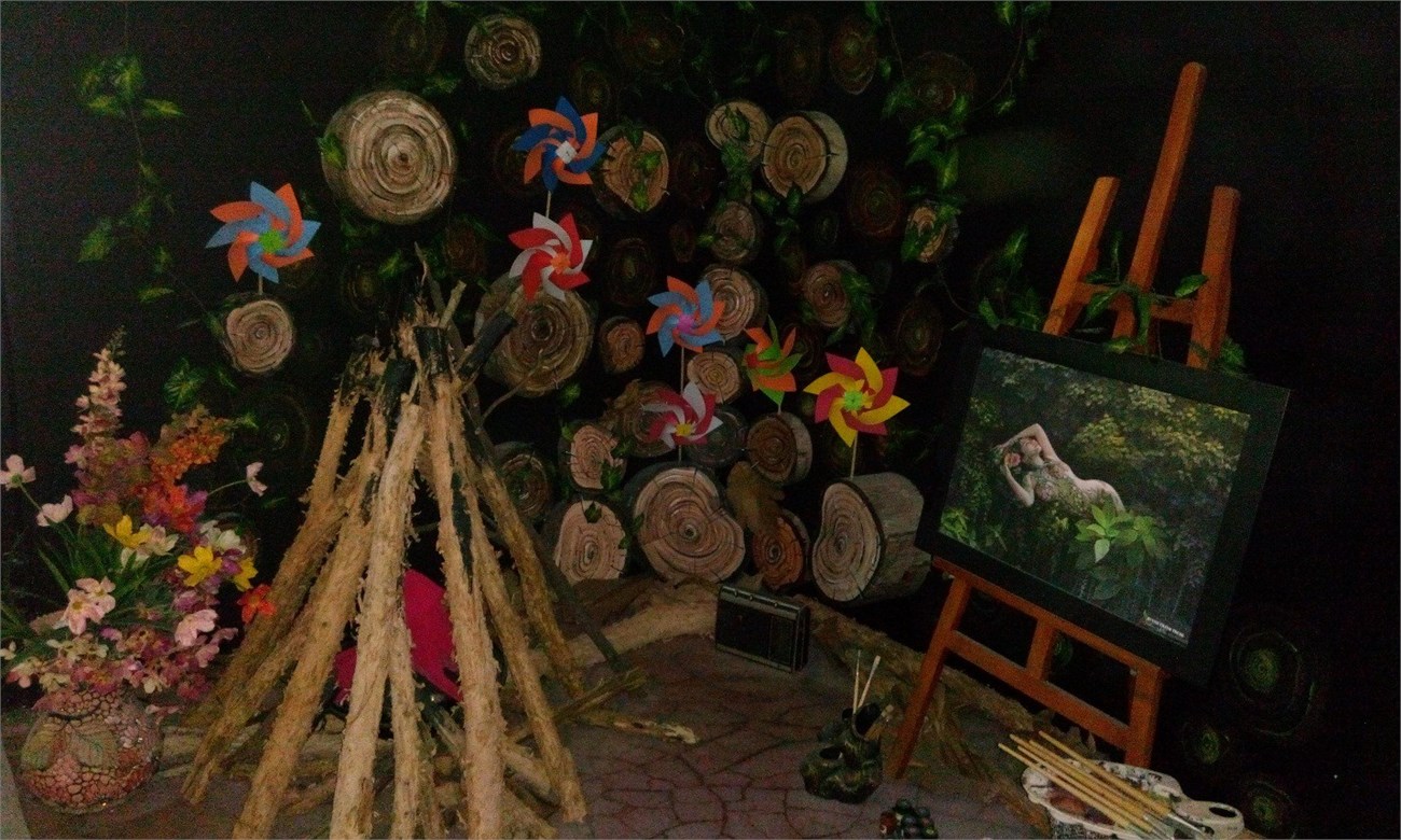 Ảnh chụp được đánh Flash trong điều kiện không có ánh sáng trong phòng