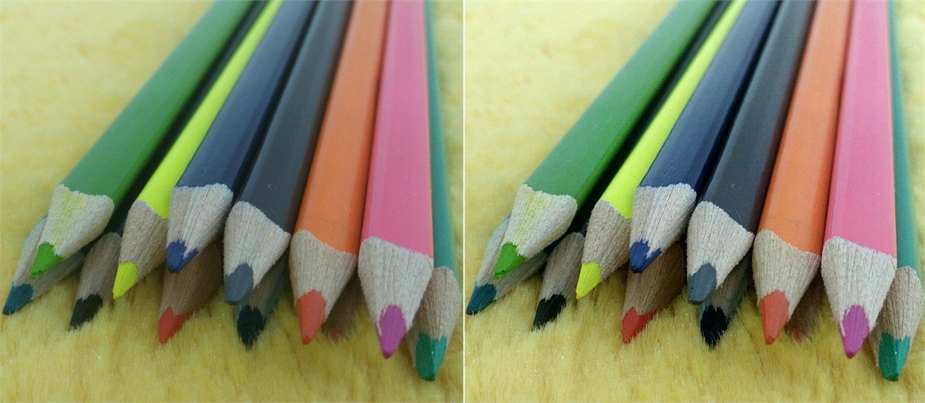 Ảnh chụp có áp màu HDR (tay phải) sẽ cho màu sắc tươi và sáng hơn