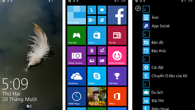 giao diện lumia 930 giao diện lumia 930