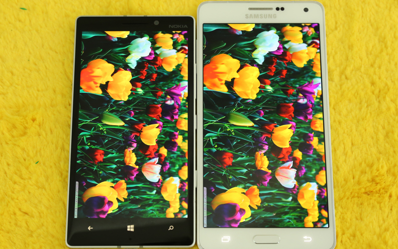 So sánh Nokia Lumia 930 và Samsung Galaxy A7 So sánh Nokia Lumia 930 và Samsung Galaxy A7