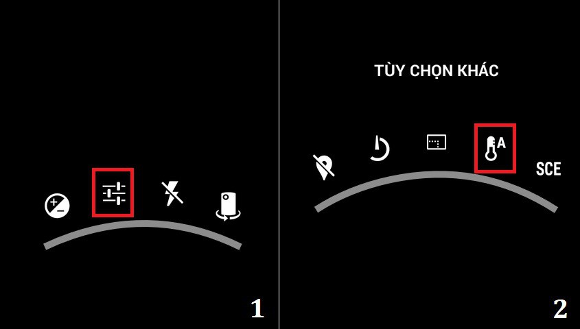 Chọn cân bằng trắng