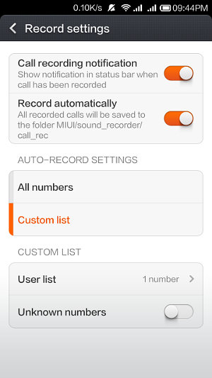 Ghi âm cuộc gọi tự động Ghi âm cuộc gọi tự động