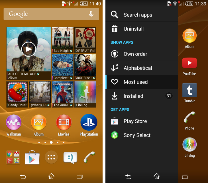 Sắp xếp các ứng dụng theo thứ tự A-Z Sắp xếp các ứng dụng theo thứ tự A-Z