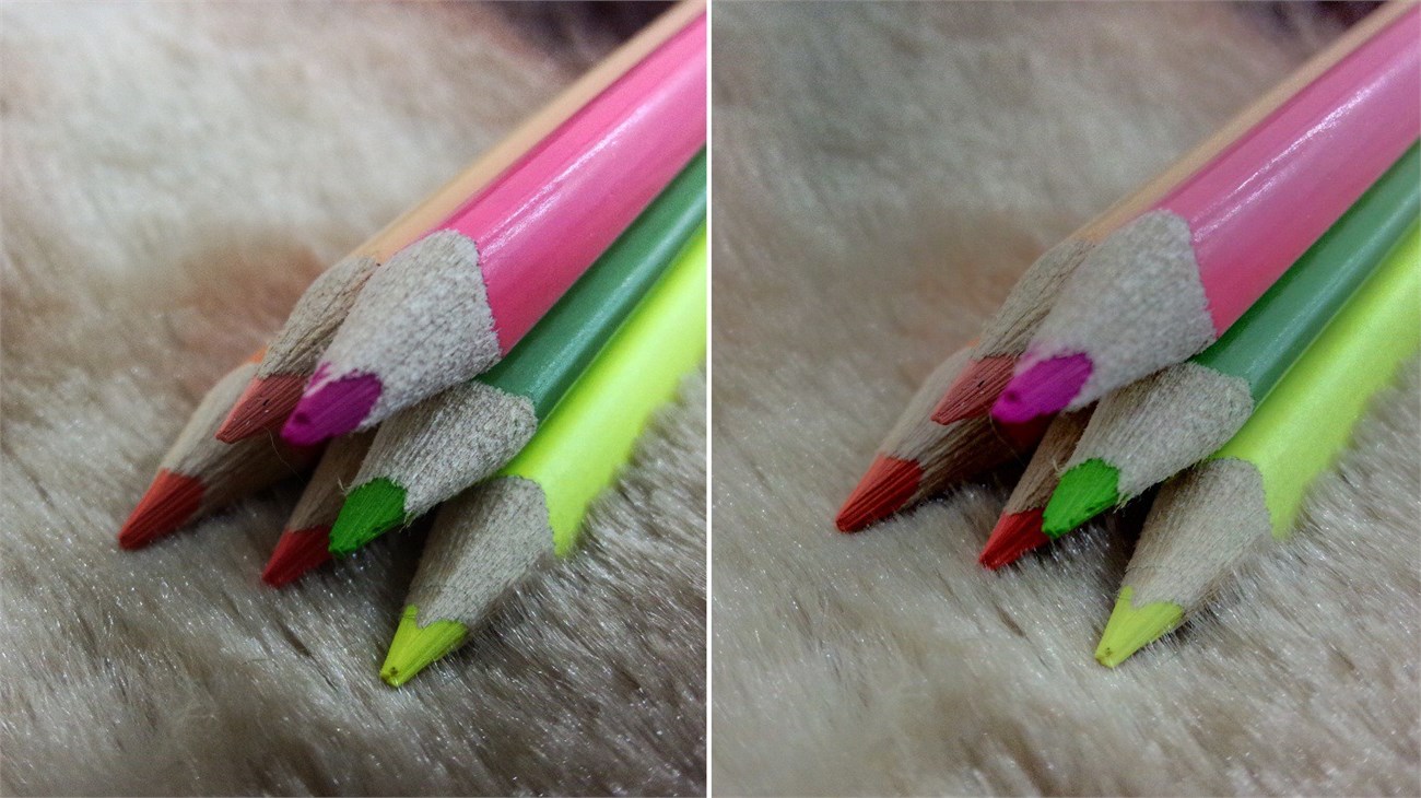 Ảnh chụp có HDR (tay phải) cho ánh sáng nhiều hơn và màu sắc cũng tươi hơn hẳn so với ảnh gốc. Ảnh chụp có HDR (tay phải) cho ánh sáng nhiều hơn và màu sắc cũng tươi hơn hẳn so với ảnh gốc.