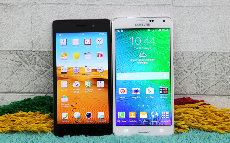 So sánh Oppo R5 và Samsung Galaxy A7