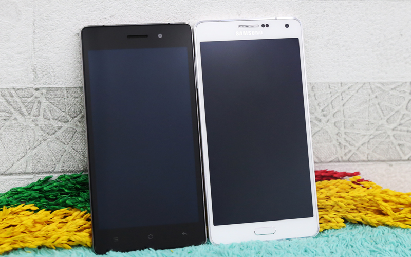 So sánh Oppo R5 và Samsung Galaxy A7