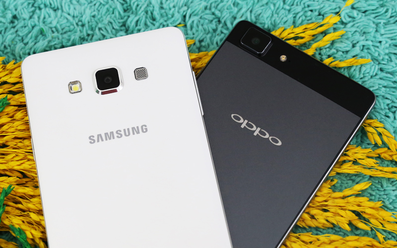 So sánh Oppo R5 và Samsung Galaxy A7