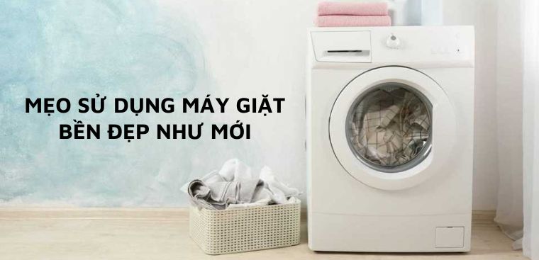 cách xài máy giặt