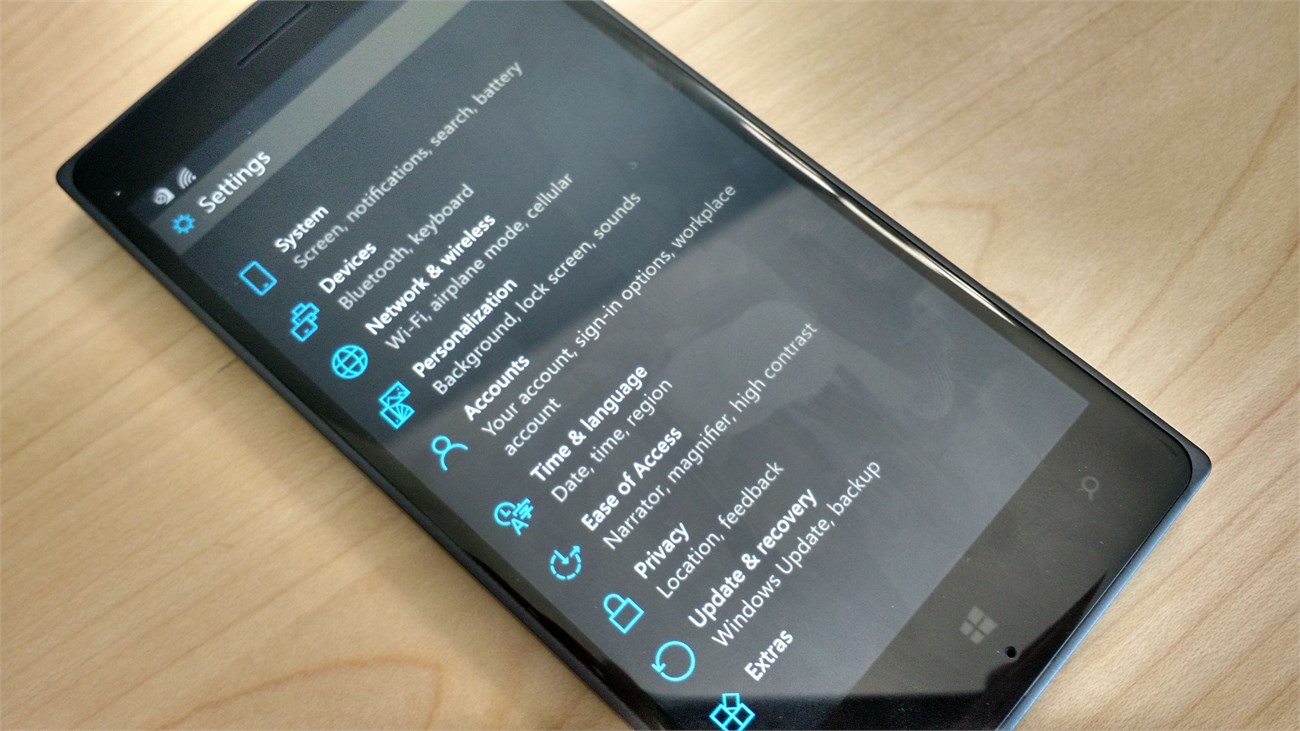 Windows 10 Mobile Windows 10 Mobile